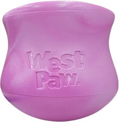 West Paw Limited Edition Toppl Tough Chew Treat Dispensing Dog Toy, Candy Swirl, Large: 4-in