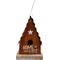 Show in main carousel: Home Bazaar Lexington Home of The Free Hanging Birdhouse with Metal Roof, Red slide 3 of 7