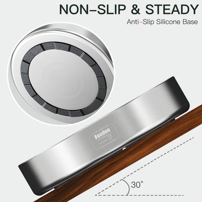 Show full view: Feedoo Double-Wall Non-Skid Stainless Steel Slow Feeder Dog Bowl, Medium: 2-cup slide 6 of 10