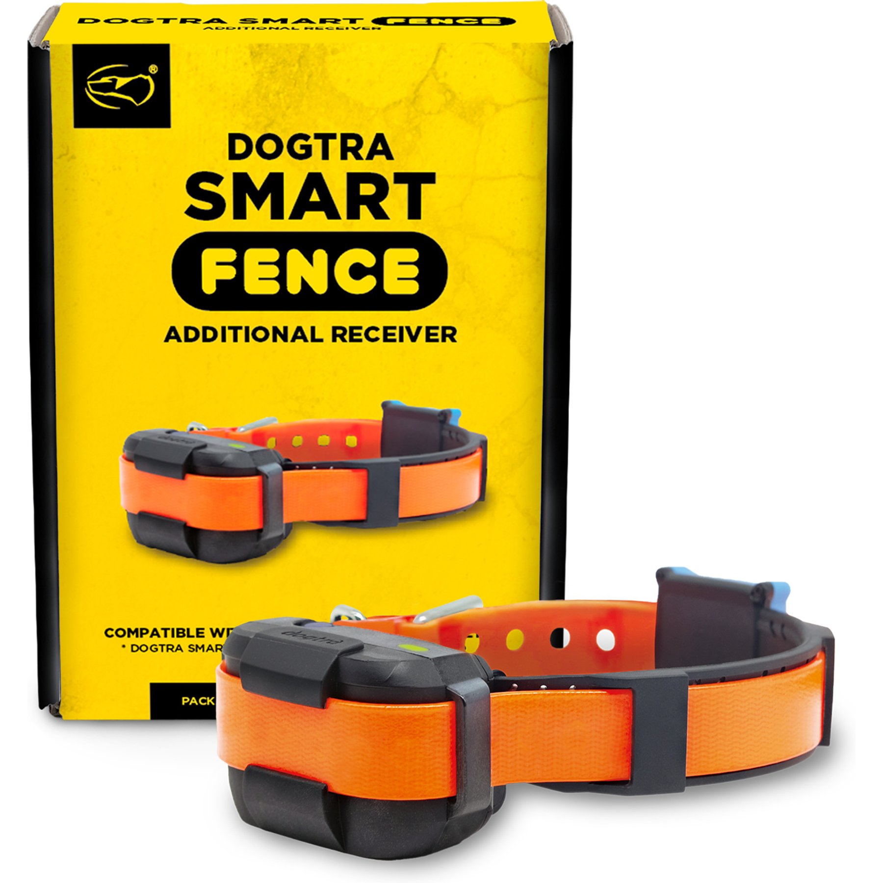 Dogtra Smart Fence Additional Receiver Collar, Orange