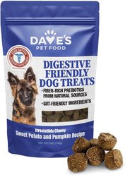 Dave's Pet Food Sensitive Stomach Sweet Potato & Pumpkin Grain-Free Soft & Chewy Dog Treats, 5-oz bag