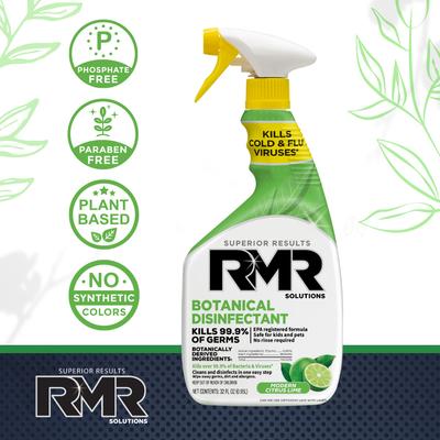 Show full view: RMR Solutions Botanical Dog, Cat & Small Pet Disinfectant Cleaner, 32-fl oz bottle slide 2 of 3