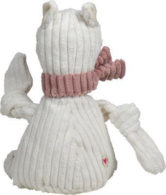 Show full view: HuggleHounds Knottie Lilllie Llama Tough Squeaky Plush Dog Toy, Large slide 4 of 10