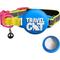 Show in main carousel: Travel Cat AirTag Holder Nylon Reflective Breakaway with Bell Cat Collar, 9 to 12-in neck, 1/2-in wide, Neon 90s slide 1 of 7