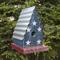 Show in main carousel: Home Bazaar Yorktown Barn American Stars Hanging Birdhouse with Metal Roof, Multicolor slide 1 of 8