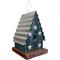 Show in main carousel: Home Bazaar Yorktown Barn American Stars Hanging Birdhouse with Metal Roof, Multicolor slide 2 of 8