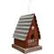 Show in main carousel: Home Bazaar Lexington Home of The Free Hanging Birdhouse with Metal Roof, Red slide 2 of 7