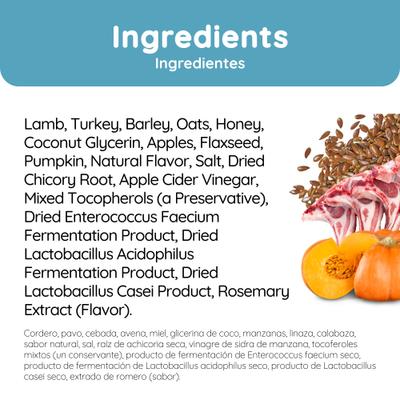 Show full view: Cafe Nara Jerky Squares Lamb & Turkey Flavor Digestive Support Dog Treats, 5-oz bag slide 6 of 9