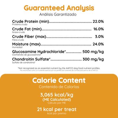 Show full view: Cafe Nara Jerky Squares Chicken Flavor Hip & Joint Support Dog Treats, 5-oz bag slide 7 of 9