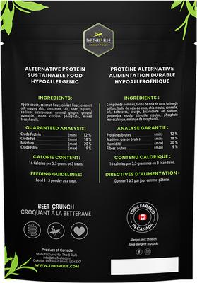 Show full view: The Thre3 Rule Beet Crunch Dog Treats, 280-gram slide 3 of 3