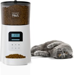 Penthouse Paws Smart Automatic with LCD Panel Dog & Cat Feeder, 6-ltr, White
