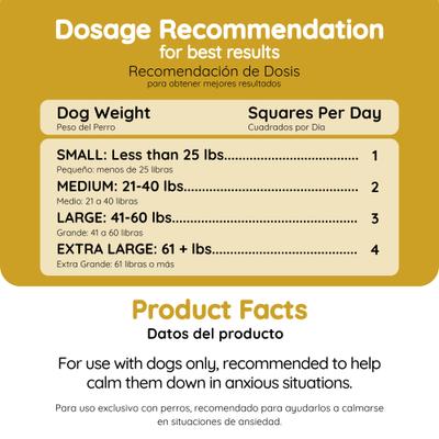 Show full view: Cafe Nara Jerky Squares Chicken Flavor Calming Support Dog Treats, 5-oz bag slide 7 of 8