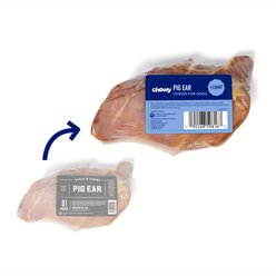 Chewy Made Pig Ear Chews Dog Treats (FORMERLY BONES & CHEWS), 1 count