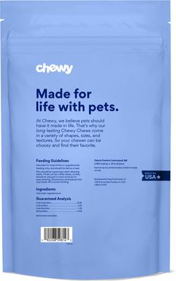 Show full view: Chewy Made Turkey Tendon Dog Treats (FORMERLY BONES & CHEWS), 16-oz bag slide 3 of 10
