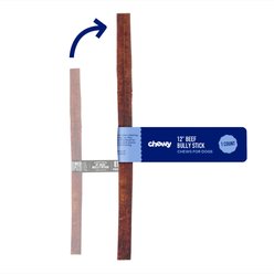 Chewy Made Standard Bully Stick 12" Dog Treats (FORMERLY BONES & CHEWS), 1 count