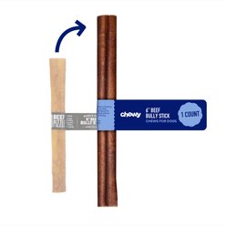 Chewy Made Standard Bully Stick 6" Dog Treats (FORMERLY BONES & CHEWS), 1 count