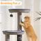 Show in main carousel: Hittite Modern Indoor 46-in Rattan Cat Tree Tower with Scratching Post, Handwoven Nests & Cave, Gray slide 5 of 11