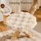Show in main carousel: Hittite Indoor Natural Solid Wood 32-in Faux Fur Cat Tree Tower with Scratching Post, Cozy Bed & Platforms, Khaki slide 3 of 10