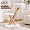 Show in main carousel: Hittite Indoor Natural Solid Wood 32-in Faux Fur Cat Tree Tower with Scratching Post, Cozy Bed & Platforms, White slide 7 of 11