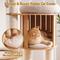 Show in main carousel: Hittite Solid Wood 62-in Polyester Cat Tree Tower & Condo with Sisal Scratching Post, Capsule & Ladder, 20.87 x 20.87 x 62-in slide 4 of 11