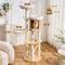 Show in main carousel: Hittite Solid Wood 62-in Polyester Cat Tree Tower & Condo with Sisal Scratching Post, Capsule & Ladder, 20.87 x 20.87 x 62-in slide 9 of 11