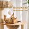 Show in main carousel: Hittite Solid Wood 38-in Faux Fur Cat Tree Tower & Condo with Sisal Scratching Post, Capsule & Ladder, 24.5 x 17.3 x 38-in slide 4 of 10