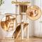 Show in main carousel: Hittite Solid Wood 62-in Polyester Cat Tree Tower & Condo with Sisal Scratching Post, Capsule & Ladder, 20.87 x 20.87 x 62-in slide 6 of 11