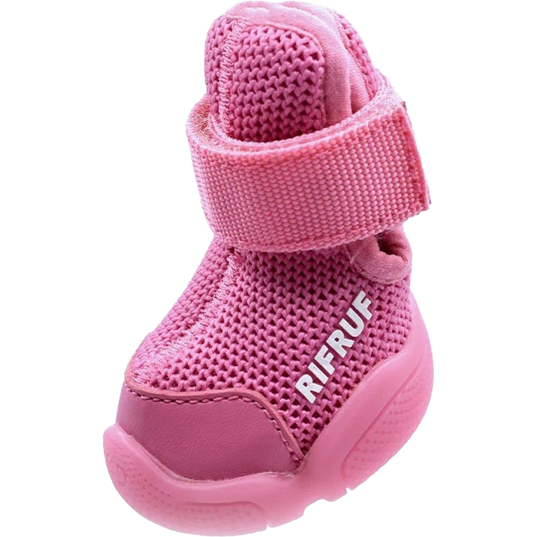 RIFRUF Caesar 1 Dog Boot, 2 count, Raspberry, size 6
