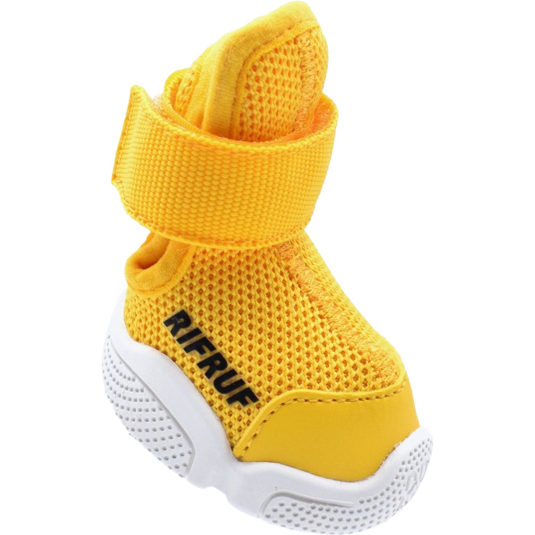 RIFRUF Caesar 1 Dog Boot, 2 count, Daffodil, size 7