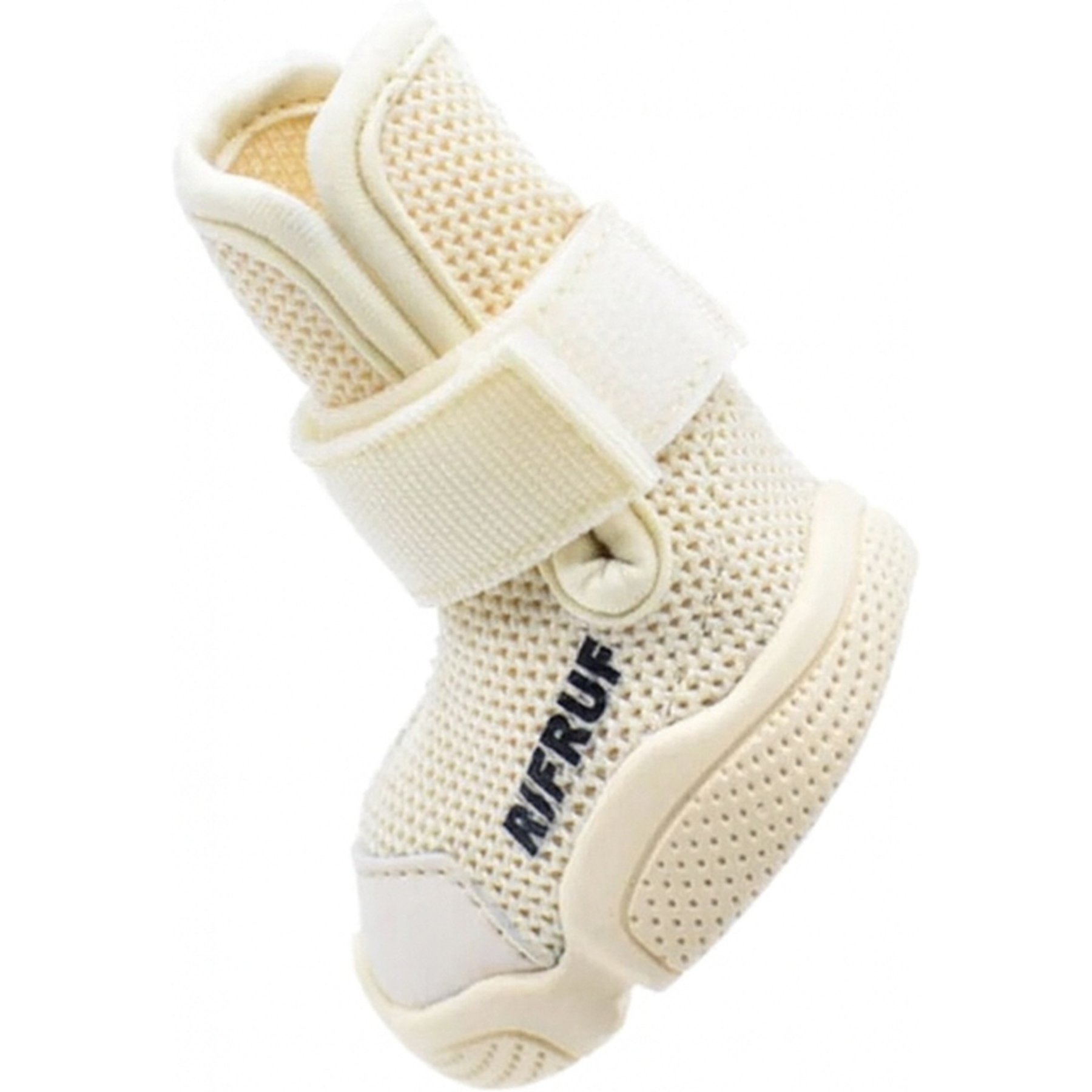 RIFRUF Caesar 1 Dog Boot, 2 count, Bone, size 6