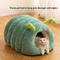 Show in main carousel: NonoPets Caterpillar-Shaped Plush Bolster Dog & Cat Bed, Green, Medium slide 5 of 7