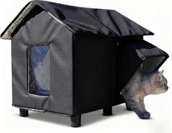 NonoPets Weatherproof Outdoor Base, Oxford Fabric Insulated Design Dog & Cat House