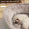 Show in main carousel: NonoPets Four Seasons Universal Bolster Dog & Cat Sofa Bed, Grey, Medium slide 7 of 7