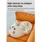 Show in main carousel: NonoPets Cute Cat-Shaped Plush Bolster Cat Bed, Grey, X-Large slide 5 of 10