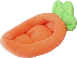 NonoPets Carrot Shape Bolster Dog, Cat & Bunny Bed, Large