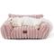 Show in main carousel: NonoPets Premium Soft Corduroy Fleece, Fuzzy Furniture Style Sofa Dog & Cat Bed with Removable Washable Cover, Pink slide 2 of 7