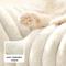 Show in main carousel: NonoPets Premium Soft Corduroy Fleece, Fuzzy Furniture Style Sofa Dog & Cat Bed with Removable Washable Cover, White slide 6 of 10