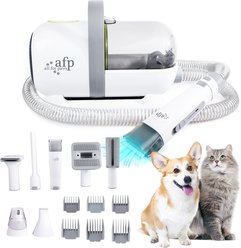 allforpaws Pet Salon Pro Dog Grooming Kit, White, 11.7 x 8.7 x 5.5-in