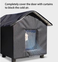 NonoPets Weatherproof Outdoor Base, Oxford Fabric Insulated Design Dog & Cat House slide 2 of 7