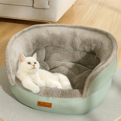 NonoPets Four Seasons Universal Bolster Dog & Cat Sofa Bed, Green, Large