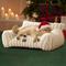 Show in main carousel: NonoPets Premium Soft Corduroy Fleece, Fuzzy Furniture Style Sofa Dog & Cat Bed with Removable Washable Cover, White slide 4 of 10