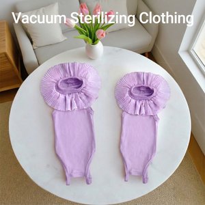 Happy & Polly Cat Recovery Suit, Purple, Medium