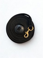 Centaur Padded Horse Lunge Line with Donut, 25-ft long, 1-in wide