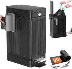 Pupzle Outdoor Odor Control Dog Poop Trash Can with Lid, 3.2-gal, 30 Bags slide 1 of 9