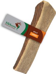 Elkhorn Premium Chews Split Elk Antler Dog Chew, Large