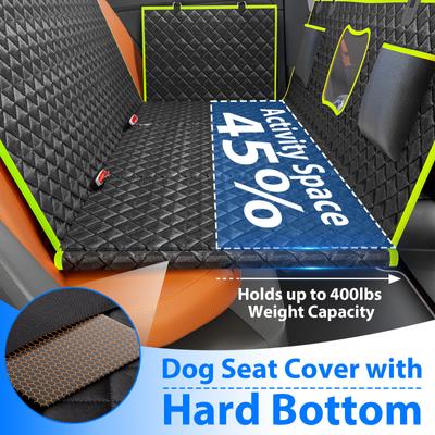 Show full view: LovMor Car Back Seat Cover Extender for Dogs, Medium, Green slide 3 of 8