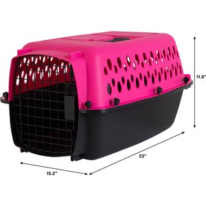 Petmate Pet Porter Dog & Cat Kennel, Hot Pink, 23-in, up to 15-lbs