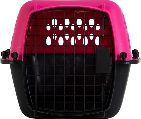Show full view: Petmate Pet Porter Dog & Cat Kennel, Hot Pink, 23-in, up to 15-lbs slide 4 of 10