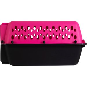 Petmate Pet Porter Dog & Cat Kennel, Hot Pink, 23-in, up to 15-lbs