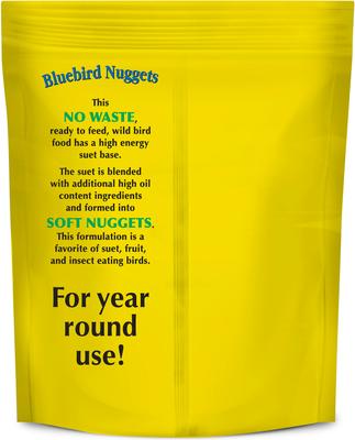 Show full view: C&S No Melt & No Waste Bluebird Nuggets Bird Food, 8-lb box slide 9 of 11